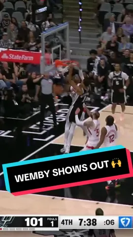 Wemby keeping the Spurs rolling 😎 24 PTS | 15 REB | 4 AST 🔥 @San Antonio Spurs start 4-0 for the first time since 2017-18! #NBAPhilippines #NBAHighlights #VictorWembanyama #SportsOnTikTok #BasketballPH