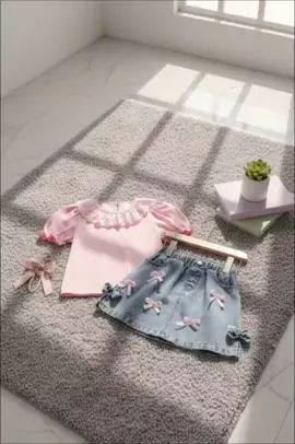 Setelan rok jeans anak perempuan #bajuwanita #fashionwanita #racuntiktok #bismillahfyp #fypage 