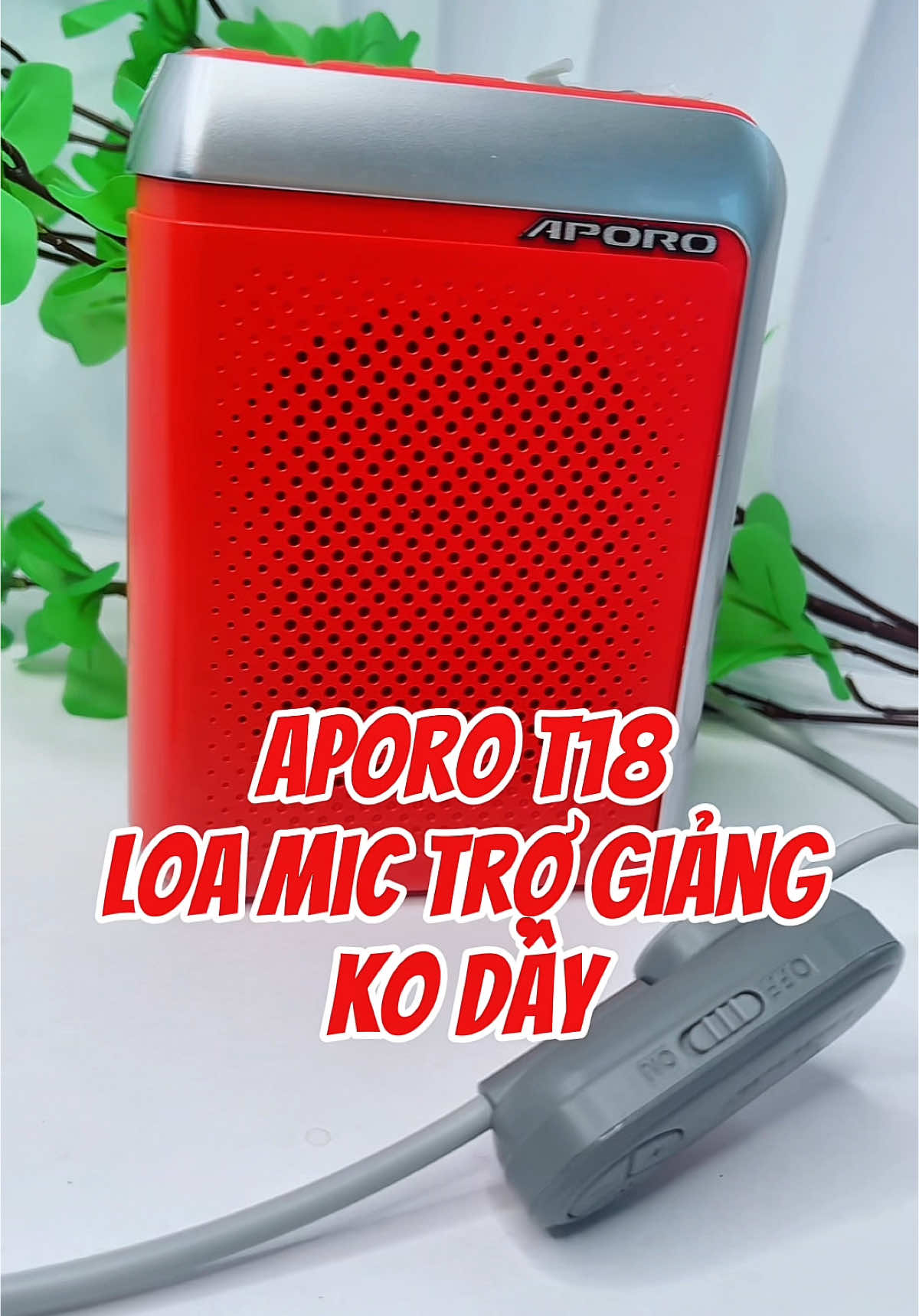 Loa Mic trợ giảngko dây Aporo T18, dòng loa chất lượng âm thanh to rõ trong#loatrogiang #loatrogiangaporo #mictrogiangkday #hamyshop887 