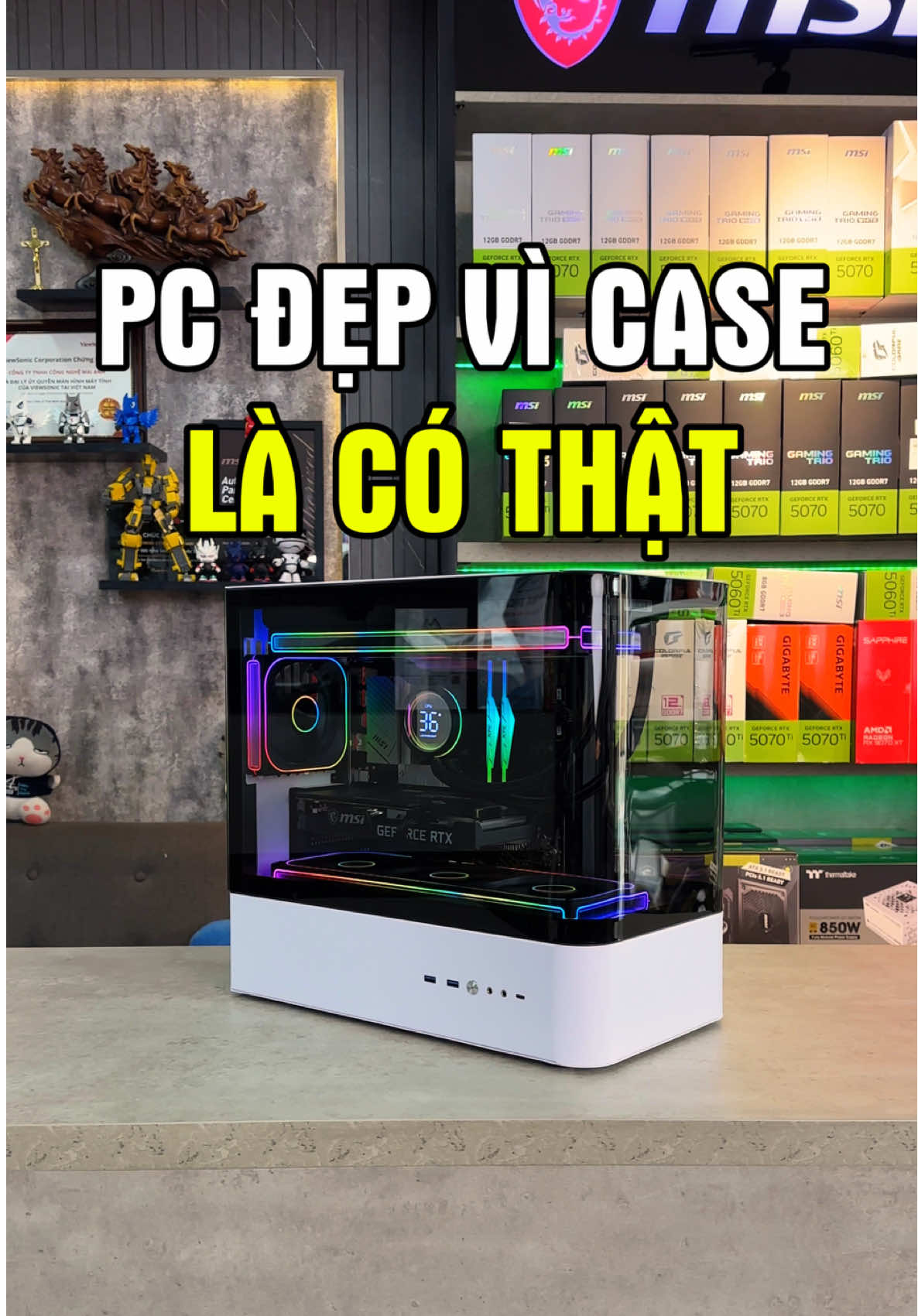 Máy tính gaming nhìn như đồ nội thất với case Art Ultra HM1 thiết kế lạ mắt #pcgaming #gamingpc #maytinhchoigame #pcbuild #maianhpc 