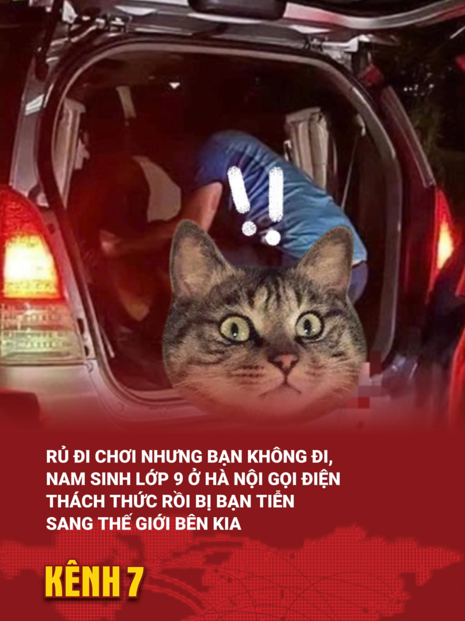 Rủ đi chơi nhưng bạn không đi, nam sinh lớp 9 ở Hà Nội gọi điện thách thức rồi bị bạn tiễn sang thế giới bên kia #kenh7 #kenh7news #metamultimedia #namsinhlop9 #hanoi
