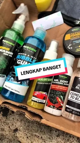 Paket lengkap perawatan motor & mobil 🚗✨ Bisa buat cuci, bersih kerak, kilap body, sampai hilangin baret #RebornAutoDetailing #PaketPerawatanMotor #PaketPerawatanMobil #CuciMotorSendiri #detailingmotor 