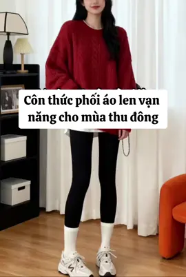 Không cần cầu kỳ, cứ áo len rộng là đẹp 💕 Vừa ấm, vừa xinh, vừa dễ mix Một chút lười… một chút dễ thương 🍰” 👉 #aolenu #aolenHanQuoc #aolendep #outfitmuaDong #phoidonhanh#fashionlookbook #thờitrangnữ 