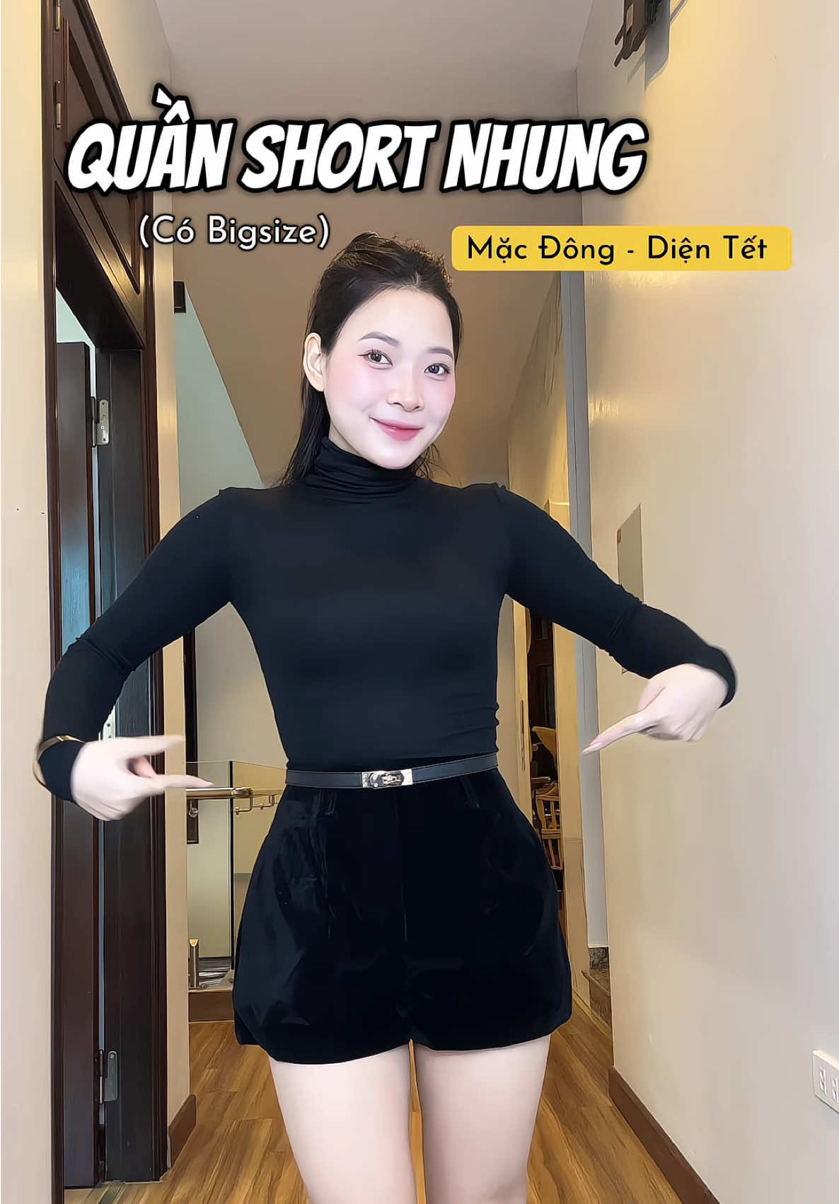 Mùa đông mặc quần nhung mix quần tất là nhất của nhật rồi, mặc vừa hack dáng mà phối gì cũng hạpp, quần được việc của em đóoo 😆 #lammecungthuy #quannhung #quannhungcapcao #tetmacgi #thoitrang 