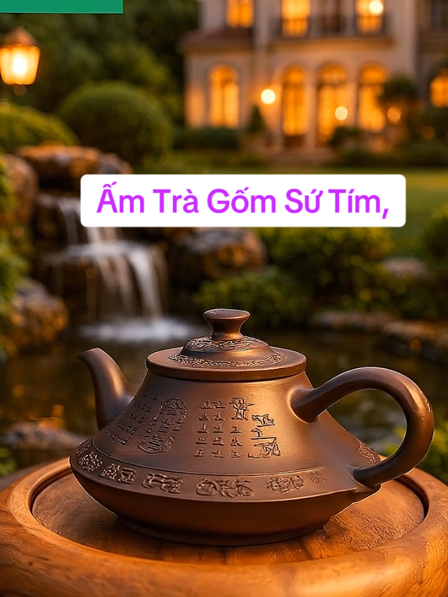 Ấm Trà Gốm Sứ Tím,#shopcôngân #tiepthilienket #xuhuong2025 