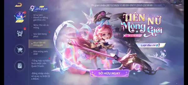 săn alice đi mn chưa đến 150 🐟 nữa #lienquanmobile #alice #sinhnhatlienquan #xh 