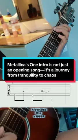 Metallica's One intro is not just an opening song—it's a journey from tranquility to chaos