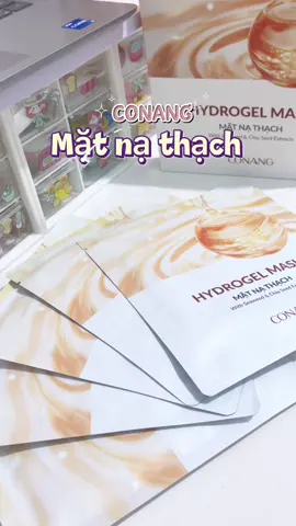 Da khô, da xỉn, da mệt mỏi? Cứ để mặt nạ thạch lo nha 💦💕 #matnaconang #ConangVibedinh #GlowwithCONANG #matnathach
