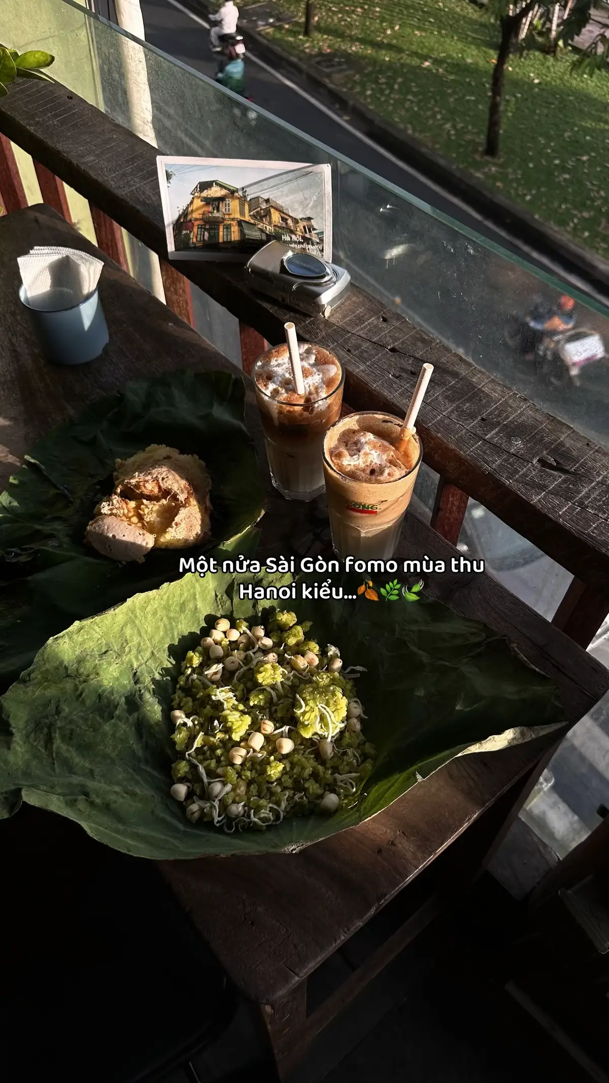 Những ngày Sài Gòn mát trời 🍂🍃 #saigon #cafe #thuhanoi #saigondidau 