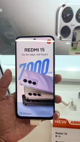 Redmi 15 สโลแกน ชาร์จทีแบตอึดนานกว่า2วัน #redmi15 #redmi15เริ่มต้นที่4999  #xiaomithailand 