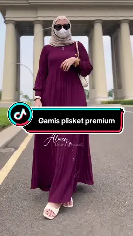 Gamis plisket premium 🌸🍇✨ #gamis #gamispremium #gamisplisket 