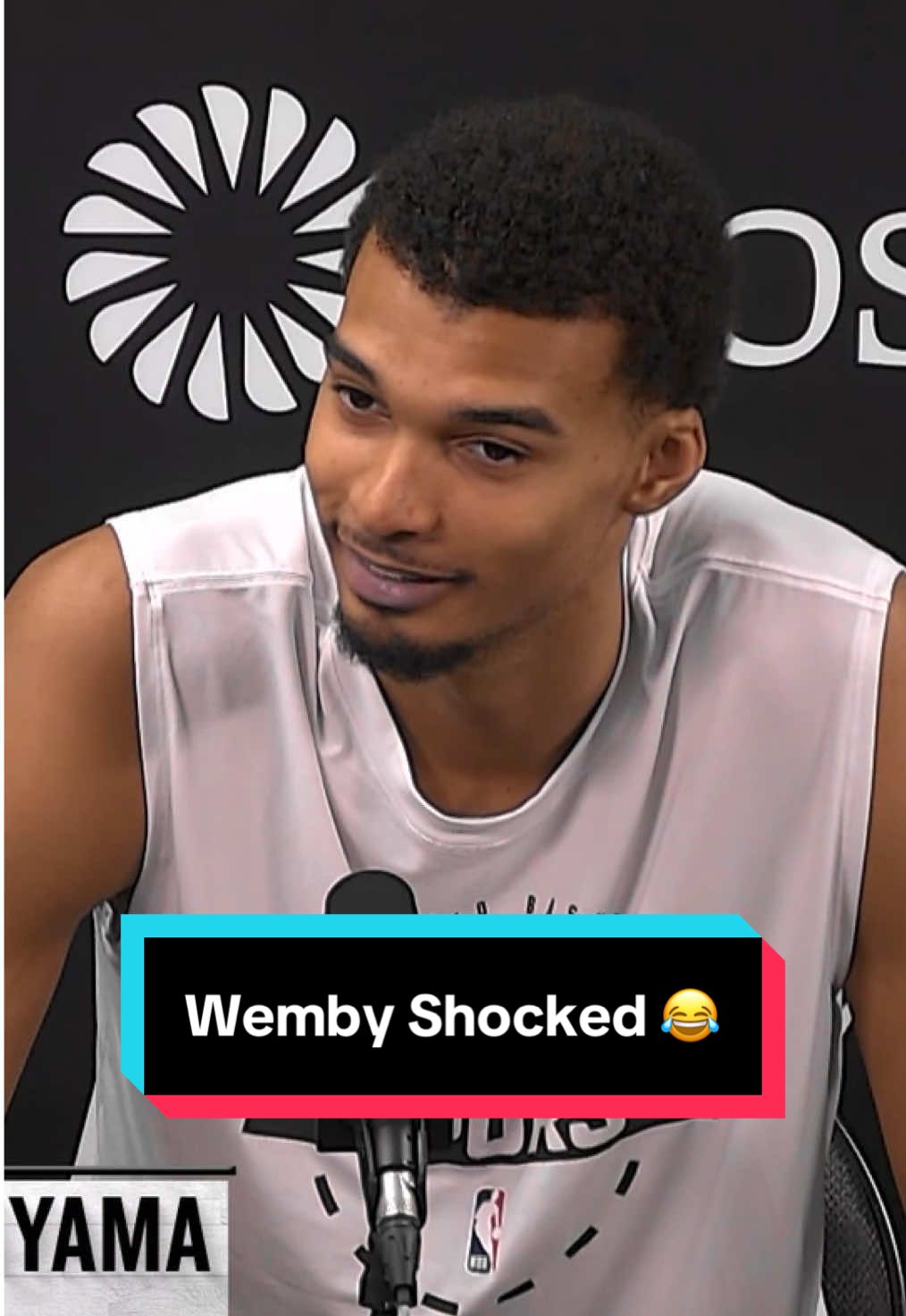 Wemby was absolutely shocked 🤣 #Basketball #Basketball #Spurs #Wemby 