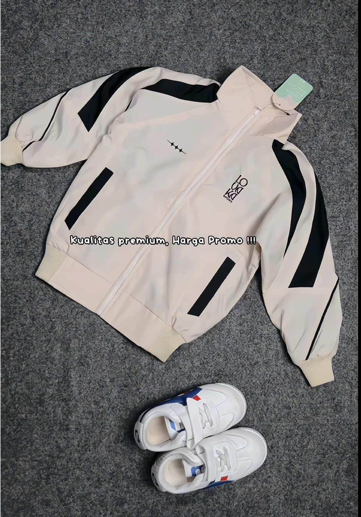 #jaketanak #jaketolahraga #jaketparasut #ootdinspo #inspooutfits  