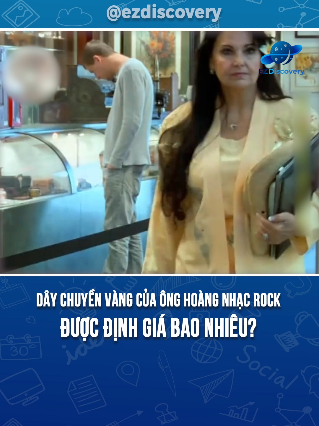 Dây chuyền vàng của ông hoàng nhạc Rock được định giá bao nhiêu?  #ezdiscovery #discovery #khampha #viral