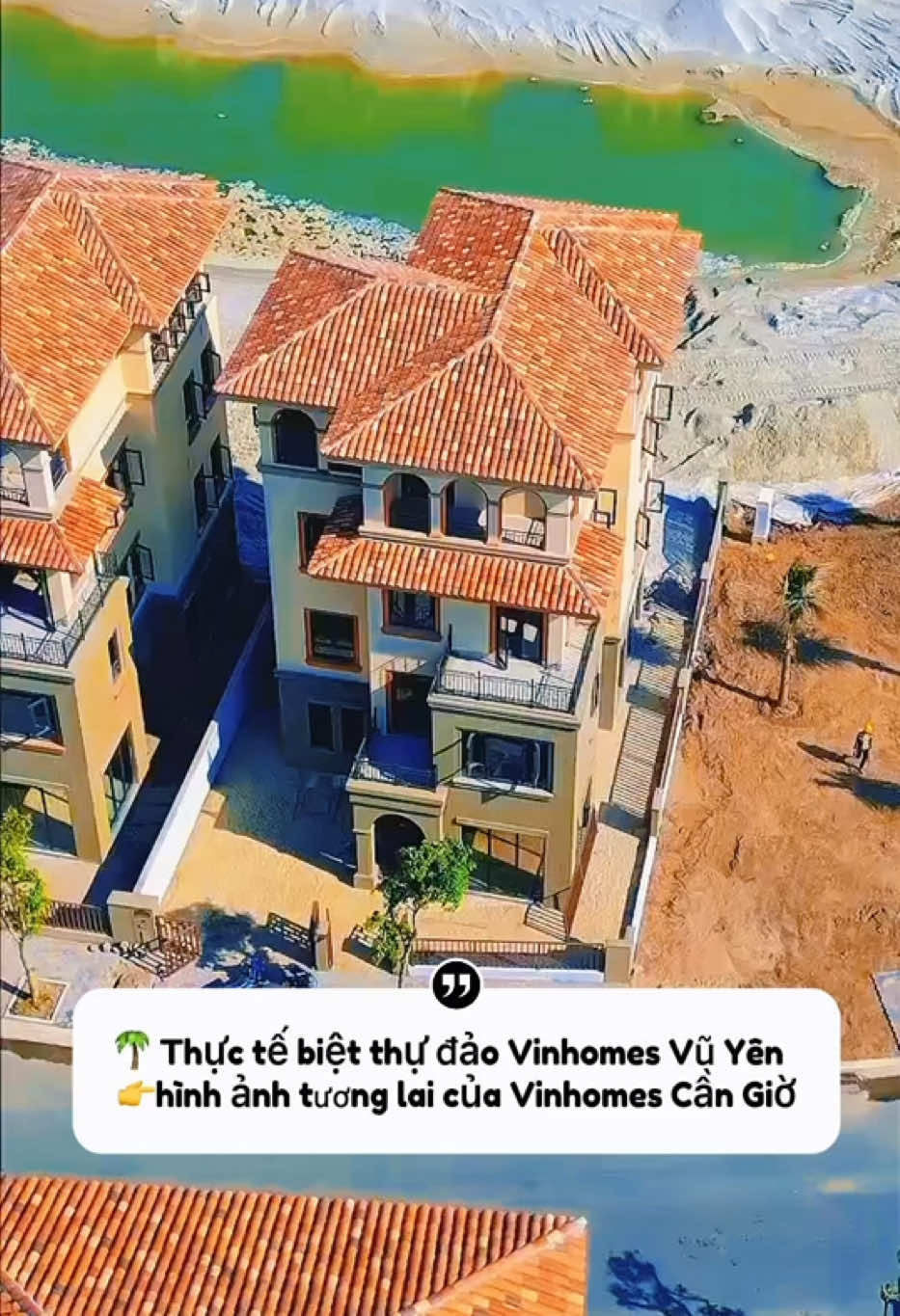 🌴 Thực tế biệt thự đảo Vinhomes Vũ Yên   👉Tham khảo hình ảnh tương lai của Vinhomes Cần Giờ  #VinhomesGreenParadise #vinhomescangio2025 #BatDongSan #SieudothiESG #vinhomesgreenparadisecangio 