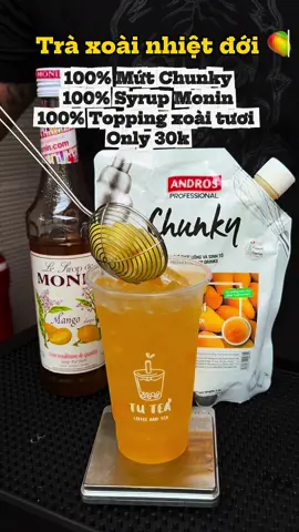 Thơm ngon hấp dẫn chỉ có thể là Trà Xoài 🥭 Quán off cố định thứ 2  Bán Thứ 3-CN 14h-10h30  #viral #trending #trà #tea #fyp 