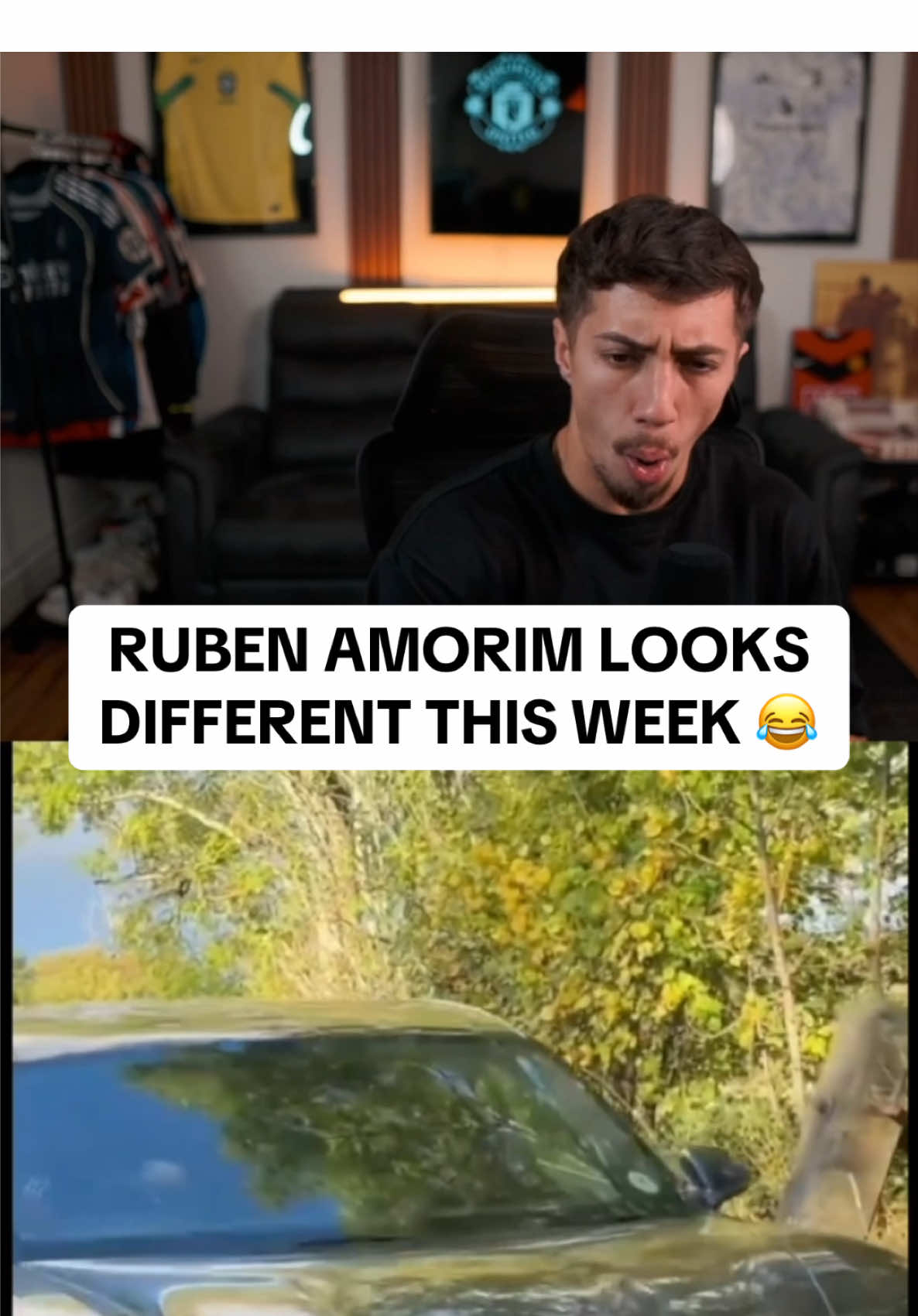 what Man United can do to a man 😂 #rubenamorim #manunited #smile 