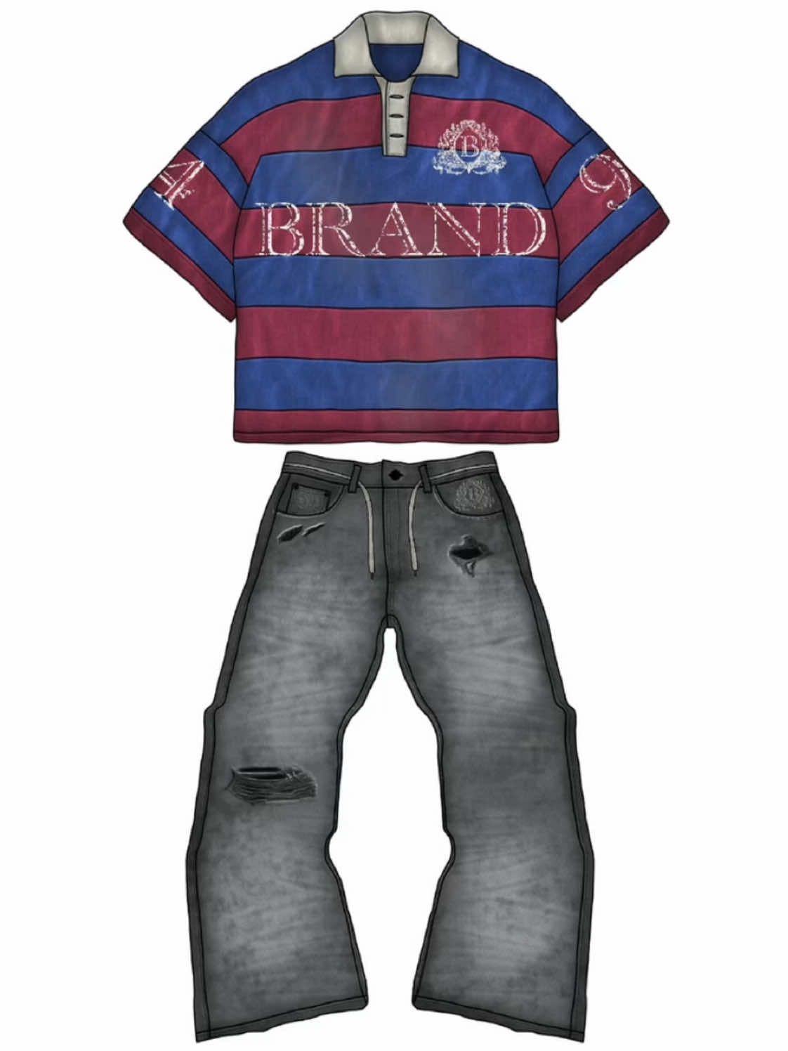 Design concept designed by me 😬 #streetwear #clothingdesigner #mockups #clothingbrand #mockupdesign 