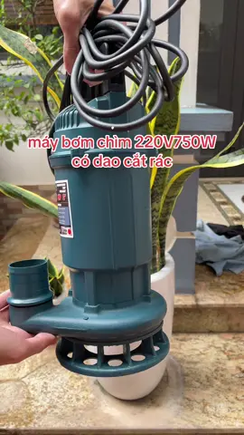 máy bơm chìm 220V750W có dao cắt rác#maybom #bomchatthai #bomchim #chănnuôi #maybomnuoc 