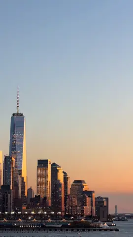 Sunset views from Little island NYC #nycparks #skyline #views #sunset