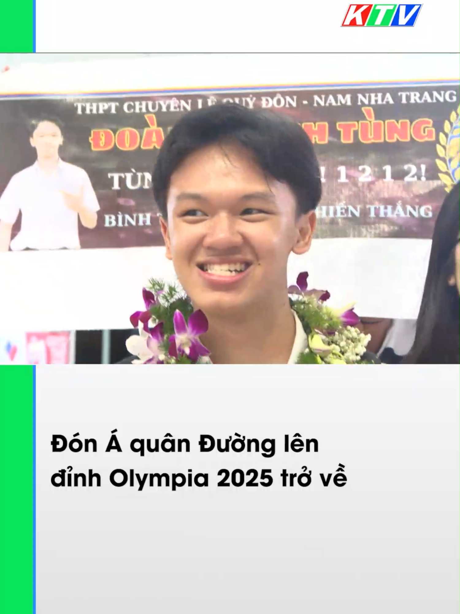 Đón Á quân Đường lên đỉnh Olympia 2025 trở về #baokhanhhoa #truyenhinhkhanhhoa #tintuckhanhhoa #tiktoknews #news