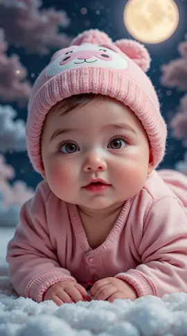 Baby says Papa for the first time 😘😍❤️‍🩹 #sayspapa #cutevoice #sweetexpersion #luckypapa #aibabies 