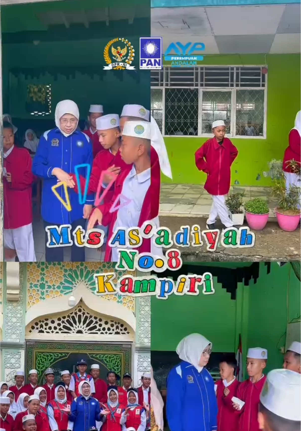 Berkunjung ke MTS As’adiyah No.8 Kampiri, Kec. Pammana, Kab. Wajo #ayp #sekolah #pammana #wajo #mbg 