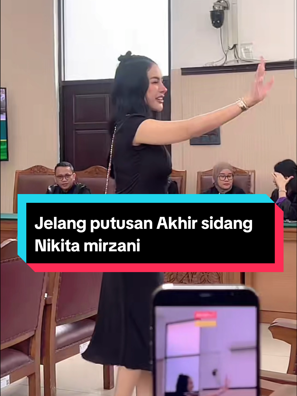 Jelang putusan Akhir sidang Nikita mirzani  #nikitamirzani 