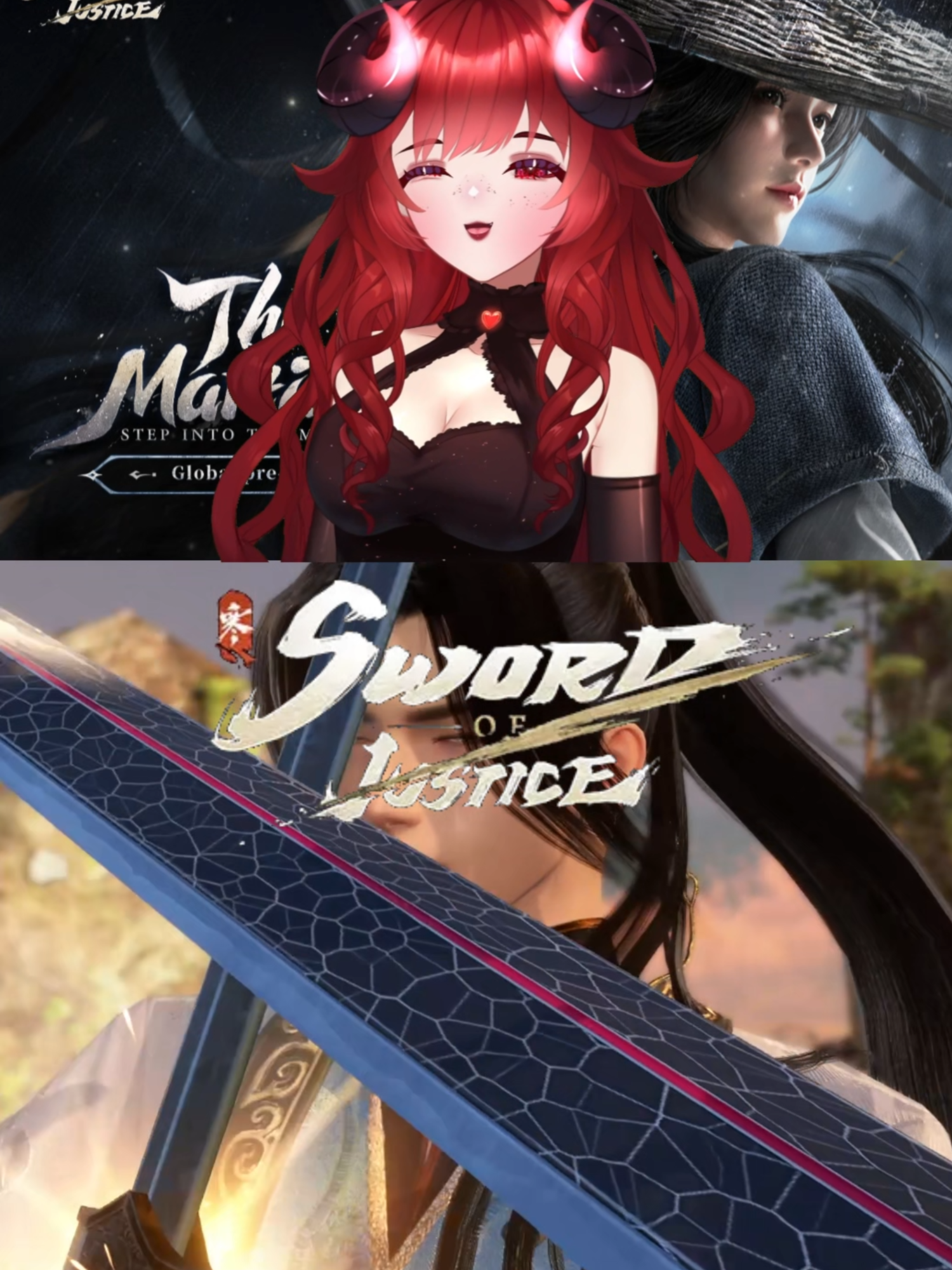 เกมหนุ่มหล่อสาวสวย  แบบเบิ้มๆ!! #swordofjustice #swordofjusticemobile #mmorpg #mmo #gameplay #game #KimiMC #vtuber