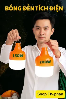 bóng đèn tích điện cho nhà tiện lợi, cúp điện vẫn sử dụng được tiện lợi lắm nha #bongdientichdien #bongdenledsang #bongdentichdientienloi#thophan