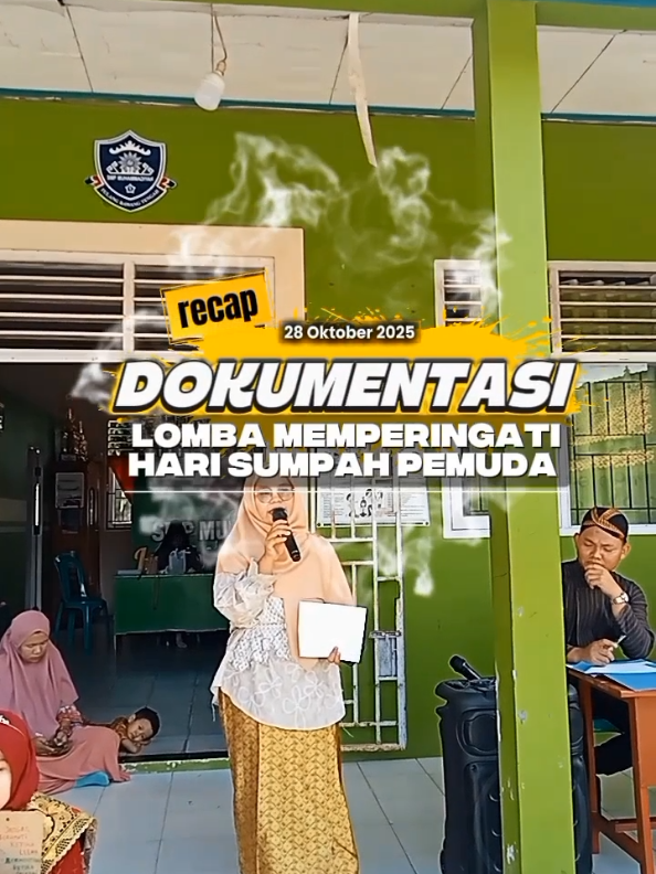 Hallo sobat SPEMSA 👋🏻 Hari ini siswa/siswi SMP Muhammadiyah 1 TBT memperingati hari sumpah pemuda, di mulai dari upacara kemudian melaksanakan beberapa perlombaan seperti lomba baca puisi dan lomba rangking 1. Sumpah Pemuda bukan hanya sejarah yang dibaca, tapi nyala yang diwariskan. Dari hati yang mencinta negeri, dari jiwa yang menolak menyerah, lahirlah sumpah yang menautkan kita dalam satu nadi: Indonesia. 