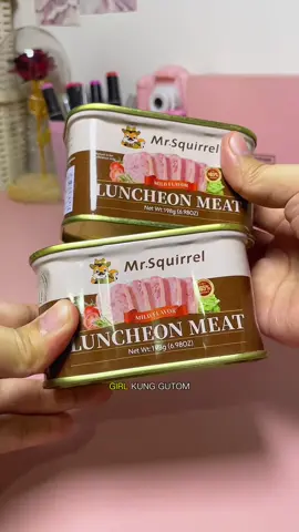 FDA approved narin 'toh kaya naman laging trending ngayon 'toh dahil bukod sa napaka affordable na, super sarap pa and hindi sobrang alat #luncheonmeat #mrsquirrel #mrsquirrelluncheonmeat #buy1take1luncheonmeat 