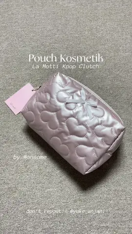 look how pink so prrwettyyyy😍 #pouchkosmetik #pouchskincare #lamottikpopclutch #ohsome 
