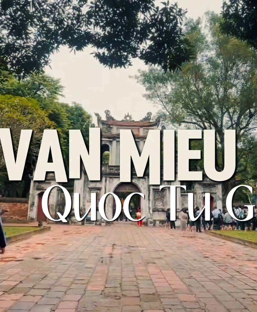 🎥 “Hành trình chạm vào ký ức Thăng Long – nơi tri thức vang mãi cùng thời gian.” Giữa lòng Hà Nội, Văn Miếu – Quốc Tử Giám vẫn lặng lẽ kể câu chuyện nghìn năm về tinh hoa, hiếu học và lòng tôn sư trọng đạo. Mỗi mái ngói, hàng bia đều là dấu ấn của tri thức và niềm tự hào dân tộc. ✨COMING SOON – Hành trình đánh thức ký ức, lan toả giá trị muôn đời.  Cùng chúng tôi trở về nơi khởi nguồn của văn hoá Việt – Văn Miếu – Quốc Tử Giám. #vanmieuquoctugiam #fyp #VietnamHeritage #hocvienbaochivatuyentruyen#ajomingSoon  