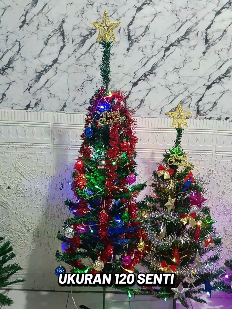 Pohon Natal 120 cm lengkap aksesoris  #viralvideo #fyp #berandatiktok #fyppppppppppppppppppppppp #berandafypシ 