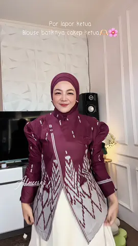 Blouse batiknya cakep ✨🫶🏻 