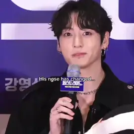 no😭😭😭 whyyyyy ur nose was already perfect 😭😭😭😭😭 I really gonna miss ur noseee😭 #mnijungkook #jungkookedit #bangtanboys #bighit_official_bts #fypppppppppppppppppppppp 