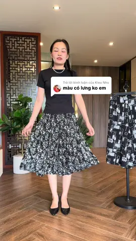 Trả lời @Kieu Nhu Quần lửng ống rộng dáng váy đây chị ơi #thoitrangtrungnien #quanvay #quanongrong #quanlung 