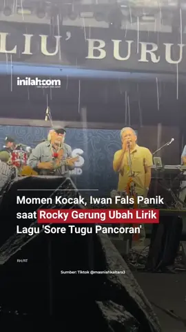 Suasana panggung Konser HUT Malinau ke-26 pada Minggu (26/10/2025) mendadak pecah tawa ketika Rocky Gerung melontarkan candaan spontan kepada musisi legendaris Iwan Fals. Dalam momen tersebut, Rocky tanpa sengaja membocorkan lagu baru Iwan yang berjudul “Sore Tugu Pancoran” sambil menyisipkan gurauan bernada satire. Iwan Fals yang tampak terkejut hanya sempat menanggapi dengan, “Cukup, cukup,” sambil tertawa di panggung. Rocky kemudian turun panggung dengan santai, meninggalkan suasana penuh gelak tawa penonton. - Selengkapnya klik link di bio atau download aplikasi inilah.com di AppStore & Google Play Store. #inilahNews #IwanFals #RockyGerung #SoreTuguPancoran #Inilahcom #titiktengah #titikcerah 
