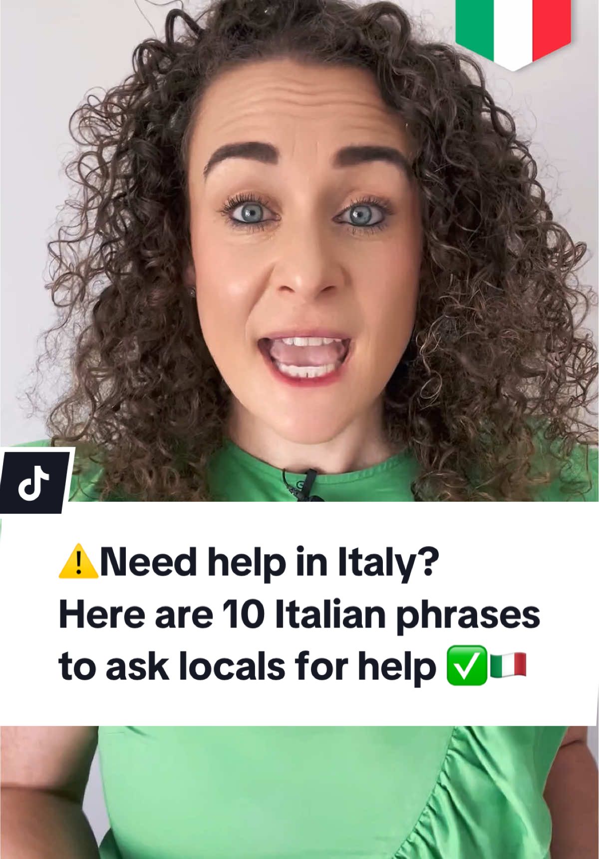⭐️Comment ‘HELP’ and I’ll DM you the link to my FREE cheat-sheet with all these handy Italian phrases! ✅🔗 ⚠️Need help in Italy?  Here are 10 Italian phrases to ask locals for help  🔹1. Scusi, non capisco.  📌 Sorry, I don’t understand. 🔹 2. Può parlare più piano, per favore?  📌 Can you speak slower, please? 🔹 3. Parla inglese?  📌 Do you speak English?  ✅ Bonus: “Capisce l’inglese?” = Do you understand English? 🔹 4. Ho bisogno di aiuto!  📌 I need help!  🚨 Say it loudly and clearly in an emergency. 🔹 5. Mi sono perso / persa.  📌 I’m lost.  👨 Say “perso”, 👩 say “persa” 🔹 6. Dov’è il bagno più vicino?  📌 Where’s the nearest toilet? 🔹 7. Ho perso il mio [telefono]!  📌 I’ve lost my [phone]!  👉 Replace “telefono” with passaporto (passport), borsa (bag), etc. 🔹 8. Posso usare il telefono?  📌 Can I use the phone? 🔹 9. C’è una farmacia qui vicino?  📌 Is there a pharmacy nearby? 🔹 10. Mi serve un medico.  📌 I need a doctor. ⭐️For all these phrases in one handy PDF guide, just comment ‘HELP’ and I’ll DM you the link to get your FREE cheat-sheet! ✅🔗 📝 Save this for later ❤️ Tag someone who needs to see this ✏️For daily lessons and tips follow @IntrepidItalian 🇮🇹Visit theintrepidguide.com for more Un abbraccio 🤗 (hug) Michele P.S. Want to learn Italian with my 80/20 method? Just send me a message and I’ll tell you how. #italianfortravellers #learnitalian #italianlanguage #italianwords #italianphrases               