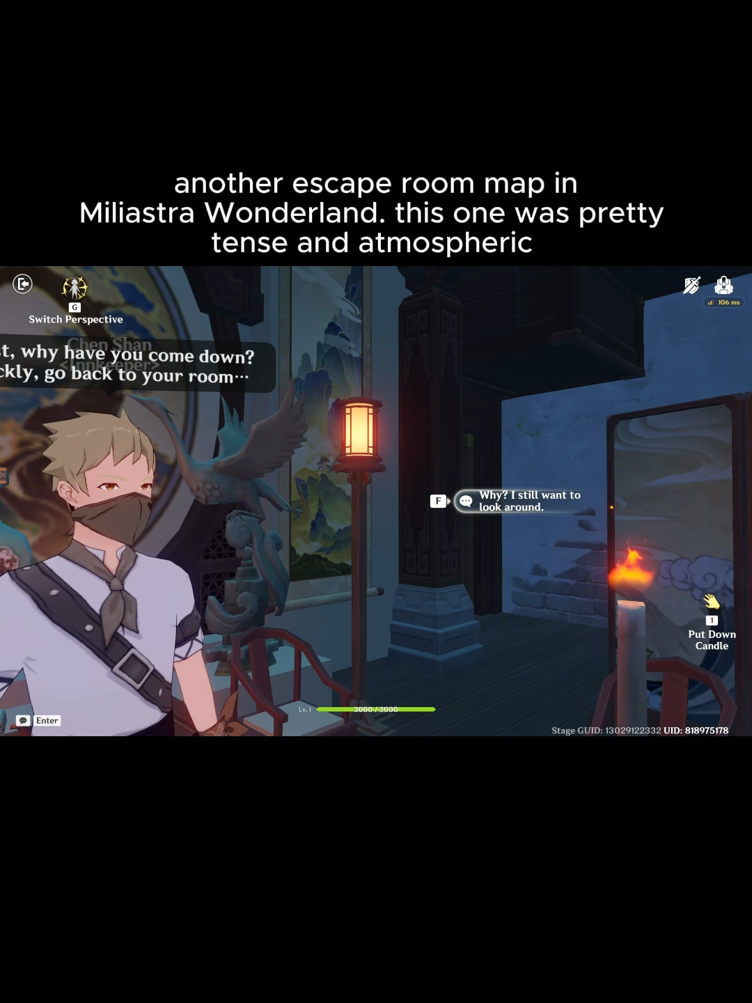 name of the map is Misty Mountains in MW edit: the door code is 2549 #fyp #GenshinImpact #miliastrawonderland 