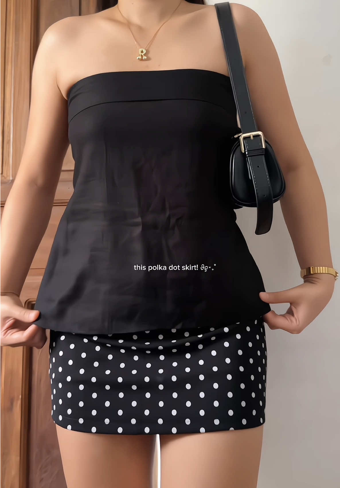 luv this polka dot skirt sm!🥹 🪄✨ #skirtoutfits #polkadotskirt #skirtforwomen #trending #foryou  