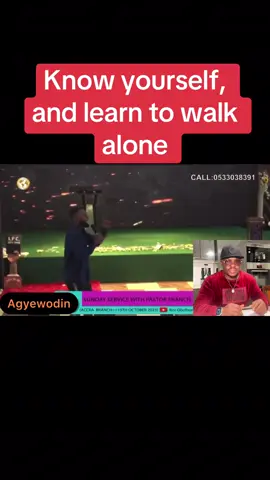 Learn to walk alone 