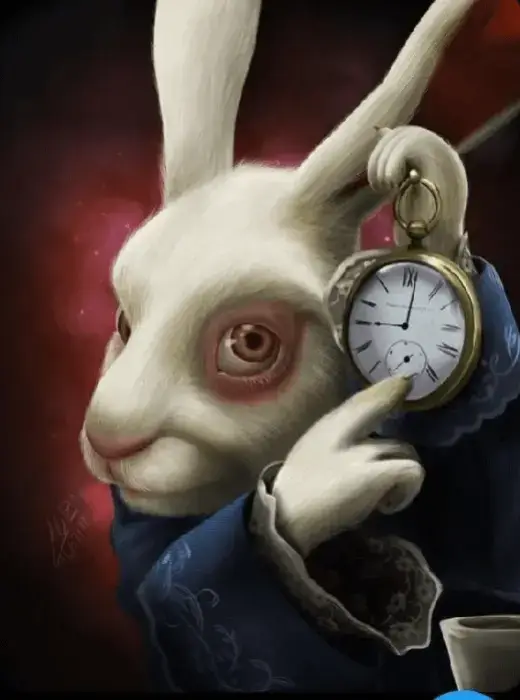 Rabbit #rabbit #with #clock
