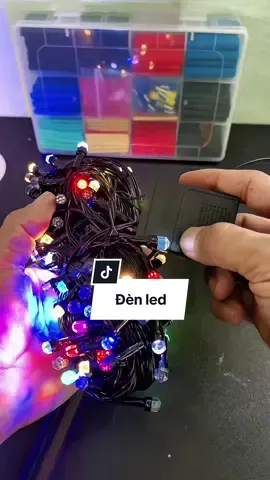 Combo 2 cuộn dài 40 mét dây đèn led nhấp nháy kim cương trang trí. #denledkimcuong #denlednhapnhay #giangsinh #tet2026 