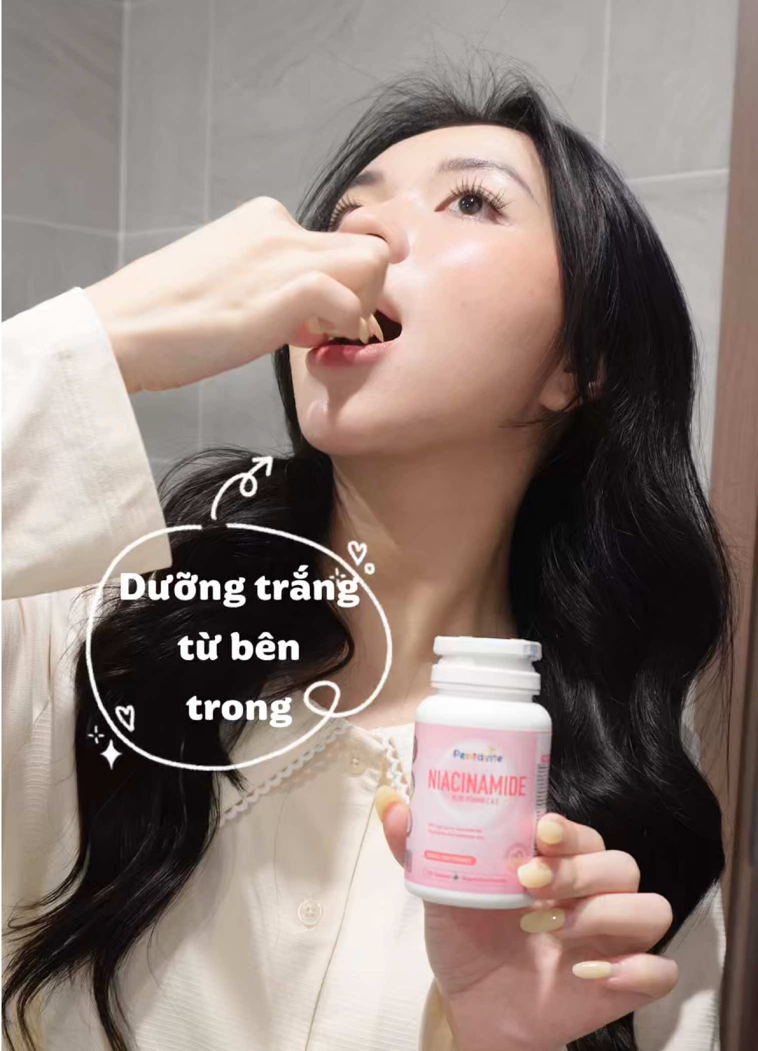 Dưỡng trắng sáng da từ bên trong  #pentavite #niacinamide #viennhai 