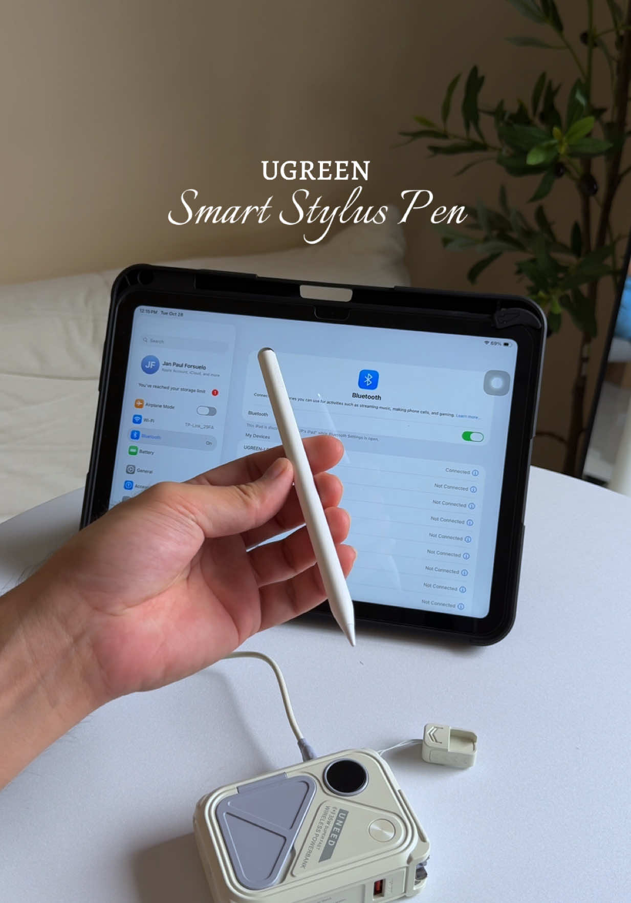 Replying to @Nctnimsaranghaee 💖 Yes po nag aappear po siya, kaya kung meron kayong iPad tapos naghahanap kayo ng affordable ipad pencil, pwede niyo iconsider si @UGREEN Official Store Smart Stylus Pen #ipadpencil #styluspen #ugreenstyluspen #styluspenforipad #ipadaccessories 