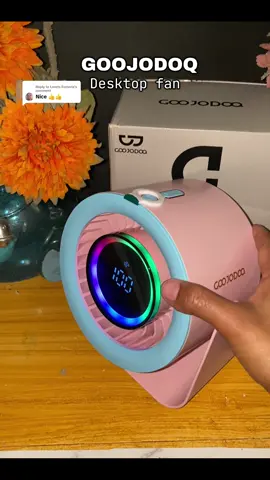 Replying to @Loreta Esmeria GOOJODOQ Desktop fan#deskfan #goojodoq #fan#desktopfan #goojodoqdeskfan 