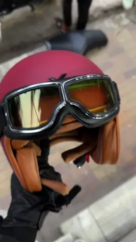 New helmet Axor jet with retro gagas #Delivery all over Nepal #ridershelmetaccas100 