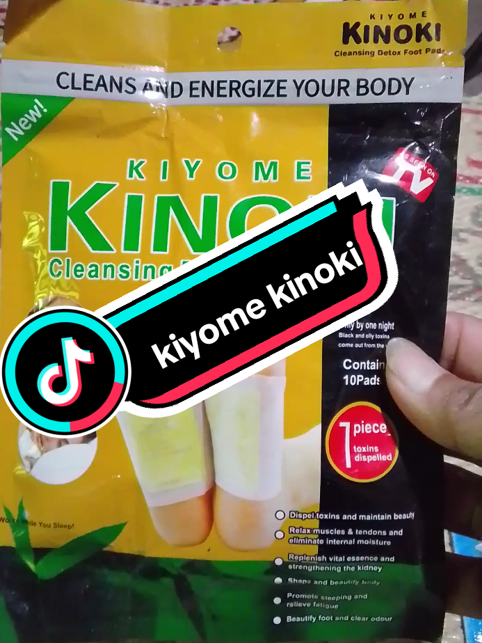 kiyome kinoki, cleansing detox foot pads, Terapy kaki #kiyomekinoki #detoxfootpads #detoxkinoki #berandatiktok #gratisongkir 
